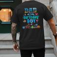 Dad Of The Birthday Boy Aquarium Sea Animals Matching Men's Back Print T-Shirt