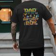 Dad Of The Birthday Boy Brainrot Meme Kids Teens Boys Men's Back Print T-Shirt