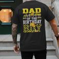 Dad Of The Birthday Boy Construction Truck Men's Back Print T-Shirt