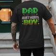 Dad Of The Birthday Boy Family Gaming Pixel Birthday Party Men's Back Print T-Shirt