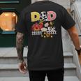 Dad Birthday Boy Farm Animal Farming Farmer Family B-Day Men's Back Print T-Shirt