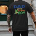 Dad Of The Birthday For Boy Saurus Rex Dinosaur Party Men's Back Print T-Shirt
