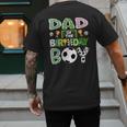 Dad Of The Birthday Boy Soccer Player Game Day Men's Back Print T-Shirt