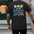 Dad Of The Birthday Boy Two The Moon Space Family Matching Men's Back Print T-Shirt