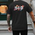 Dad Of The Birthday Boys Space Astronaut 1st Birthday Family Men's Back Print T-Shirt Dad Of The Birthday Boys Space Astronaut 1st Birthday Family Men's Back Print T-Shirt