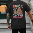 Dad Of The Birthday Capybara Boba Tea Girl Bday Party Family Men's Back Print T-Shirt