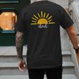 Dad Of The Birthday First Trip Around The Sun Birthday Men's Back Print T-Shirt
