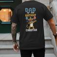 Dad Of The Birthday Girl Boy Cheetah Men's Back Print T-Shirt Dad Of The Birthday Girl Boy Cheetah Men's Back Print T-Shirt