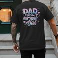 Dad Of The Birthday Girl Kpop Family Matching Party Men's Back Print T-Shirt