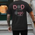 Dad Of The Birthday For Girl Winter Onederland 1st Birthday Men's Back Print T-Shirt