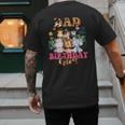 Dad Of The Birthday Girl Zoo Theme Animal Party Safari Cool Men's Back Print T-Shirt
