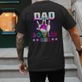Dad Of The Bowler Girl Matching Family Bowling Birthday Men's Back Print T-Shirt