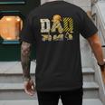 Dad Construction Excavator Kids Matching Family Party Men's Back Print T-Shirt