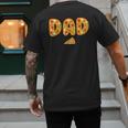 Dad Daddy Matching Birthday Squad Crew Pizza Family Men's Back Print T-Shirt