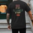 Dad By Day PC Gamer By Night For Gaming Dads Men's Back Print T-Shirt