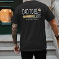 Dad Est 2026 Daddy To Be Promoted To Daddy Soon To Be Dad Men's Back Print T-Shirt