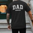 Dad Est 2026 Promoted To Daddy 2026 New Dad Papa Father Men's Back Print T-Shirt