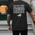 Dad Of Horse Lover Equestrian Horseback Rider Men's Back Print T-Shirt Dad Of Horse Lover Equestrian Horseback Rider Men's Back Print T-Shirt
