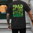 Dad Of The Lucky One Saint Patrick's Day Children Birthday Men's Back Print T-Shirt