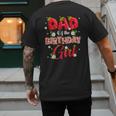 Dad And Mom Birthday Girl Strawberry Berry Sweet One Two Men's Back Print T-Shirt