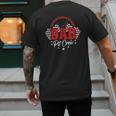 Dad Pit Crew Birthday Party Race Car Racing Family Matching Men's Back Print T-Shirt