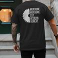 Dad Shirt Measure Cut Swear Handyman Father Day Tshirt Men's Back Print T-Shirt