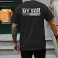 Dad Shirt From Son Men Fathers Day Dad Men's Back Print T-Shirt