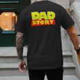 Dad Story Men's Back Print T-Shirt