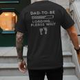 Dad-To-Be Loading Men's Back Print T-Shirt Dad-To-Be Loading Men's Back Print T-Shirt