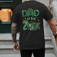 Dad Of The Two Rex Birthday Dinosaur Family Matching Men's Back Print T-Shirt Dad Of The Two Rex Birthday Dinosaur Family Matching Men's Back Print T-Shirt