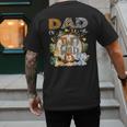 Dad Of The Two Wild Animal Safari 2Nd Birthday Party Men's Back Print T-Shirt