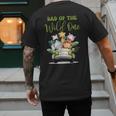 Dad Of The Wild One 1st Birthday Safari Family Matching Men's Back Print T-Shirt