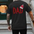 Dad Xmas PJs Christmas Pajamas And Xmas PJ Family Shirt Men's Back Print T-Shirt