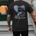 Dada Dad 1st Birthday Mermaid Oneder The Sea Family Matching Men's Back Print T-Shirt