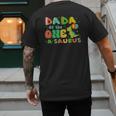 Dada Of The One-A-Saurus 1st Birthday Boy Dinosaur Family Men's Back Print T-Shirt