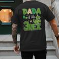 Dada Of The Three Rex Birthday Dinosaur Family Matching Men's Back Print T-Shirt Dada Of The Three Rex Birthday Dinosaur Family Matching Men's Back Print T-Shirt