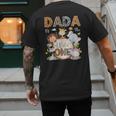 Dada Of The Wild One 1St Birthday Safari Jungle Animals Men's Back Print T-Shirt