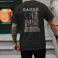 Daddd Gun Dads Against Daughters Dating Democrats On Back Men's Back Print T-Shirt