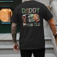 Daddy Of The 1 Year Old Football Lover 1st Birthday Boy Men's Back Print T-Shirt