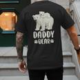 Daddy Bear And Cub Polar Bear Men's Back Print T-Shirt