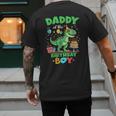 Daddy Of The Birthday BoyRex Dinosaur Family Party Men's Back Print T-Shirt