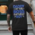 Daddy Of The Boss Birthday Party Outfit Like A Boss Daddy Men's Back Print T-Shirt