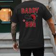 Daddy Bug Ladybug Dad Men's Back Print T-Shirt Daddy Bug Ladybug Dad Men's Back Print T-Shirt