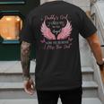 Daddy Girl I Used To Be His Angel Now He Is Mine Men's Back Print T-Shirt