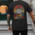 Daddy Shark Retro Shark Shirt Pajamas For Dad Dad Men's Back Print T-Shirt Daddy Shark Retro Shark Shirt Pajamas For Dad Dad Men's Back Print T-Shirt