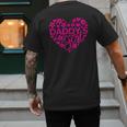 Daddy's Girl Father's Day Idea For a New Dad Men's Back Print T-Shirt