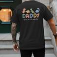 DaddysaurusRex Dinosaur Dad Daddy Saurus Family Men's Back Print T-Shirt