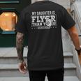 My Daughter Is Flyer Than Yours Cheer Dad Father's Day Men's Back Print T-Shirt My Daughter Is Flyer Than Yours Cheer Dad Father's Day Men's Back Print T-Shirt