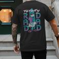 Disney Goofy Totally Rad Dad Father’s Day Surfing Distressed Men's Back Print T-Shirt