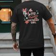 Disney Minnie Mouse Mermaid Dad Of The Birthday Girl Men's Back Print T-Shirt